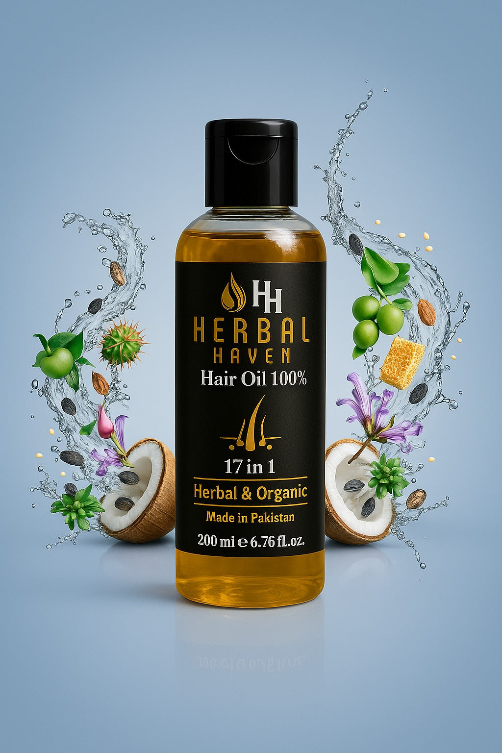 Herbal Haven 17-in-1 Hair Oil | 100% Herbal & Organic